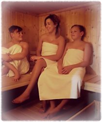 Familiensauna im ElbRivera Hotel Magdeburg