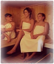 Familiensauna im ElbRivera Hotel Magdeburg