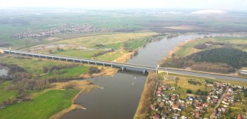 Wasserstraßenkreuz Magdeburg - Luftaufnahme in der Nähe des ElbRivera Hotel Magdeburg